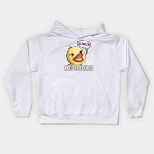 !Quack, Baby Duck, Quackers, Twitch Streamer Emote Kids Hoodie